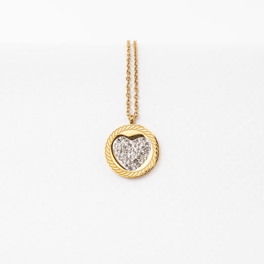 Cadena Corazón Redondo Mujer