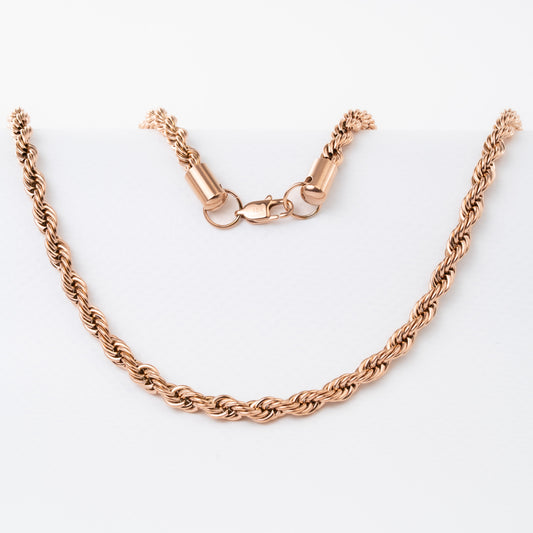 Cadena Lazo Rosa Hombre