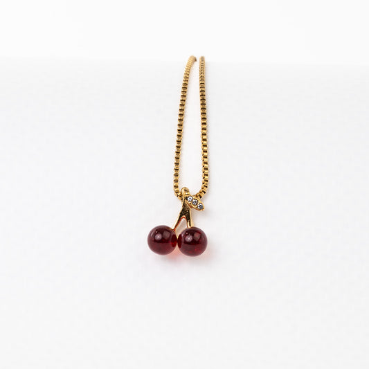 Cadena Cherry Roja Mujer