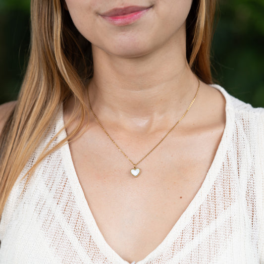 Cadena White Heart Mujer