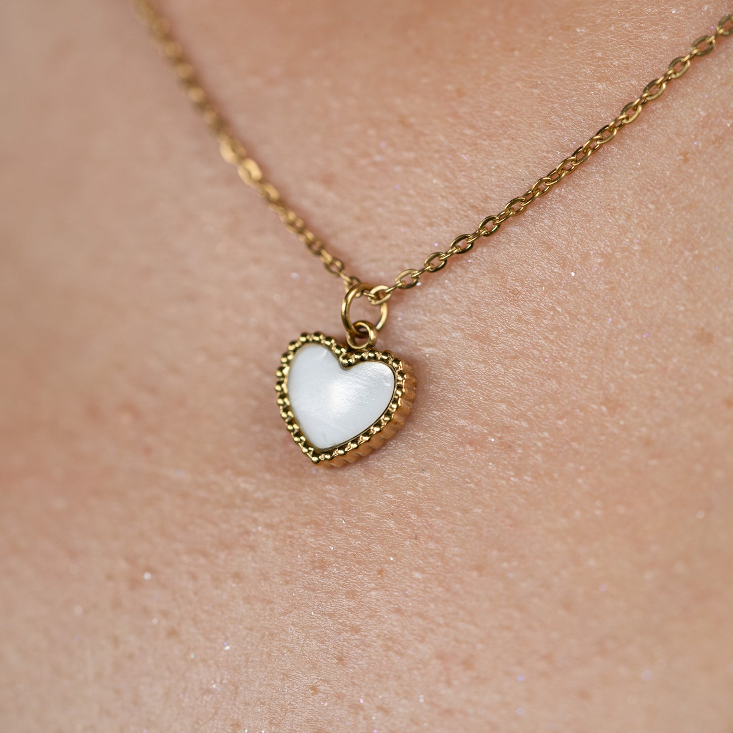 Cadena White Heart Mujer