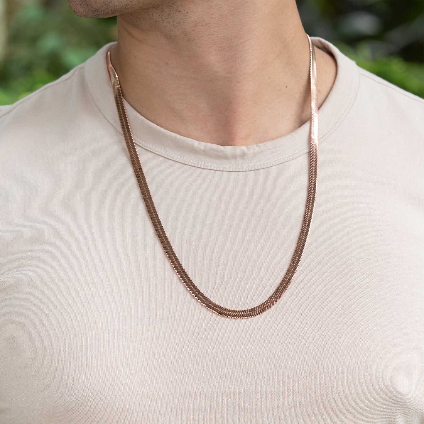 Cadena Egipcia Rosa Hombre