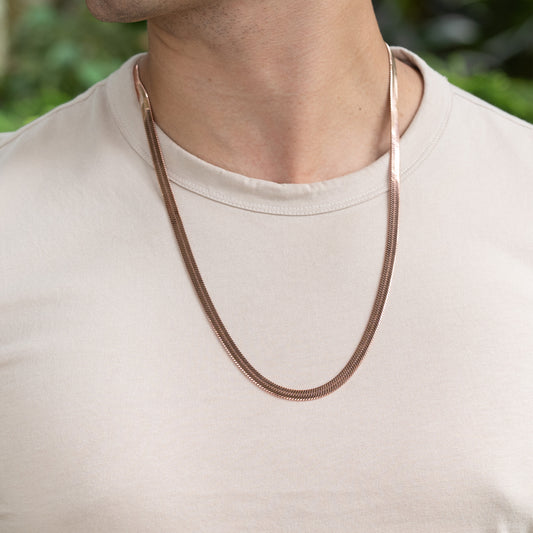 Cadena Egipcia Rosa Hombre