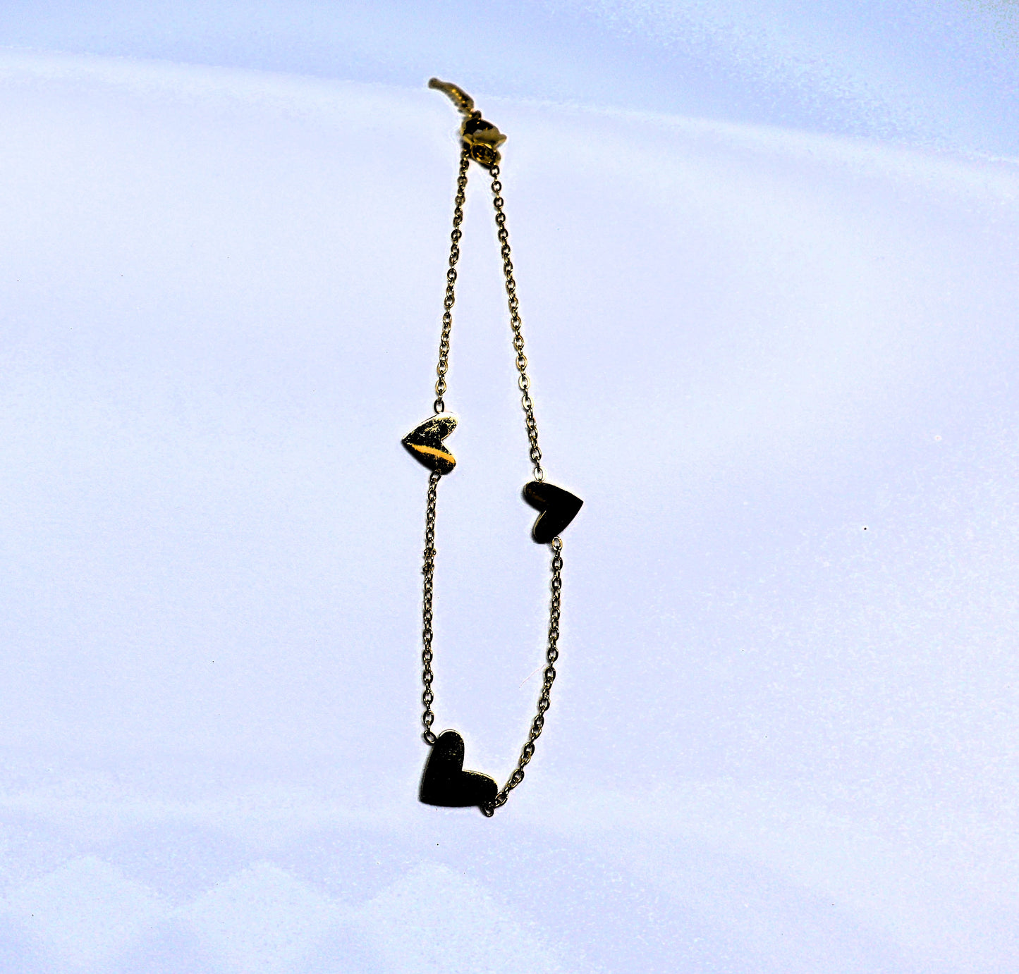Tobillera Corazones