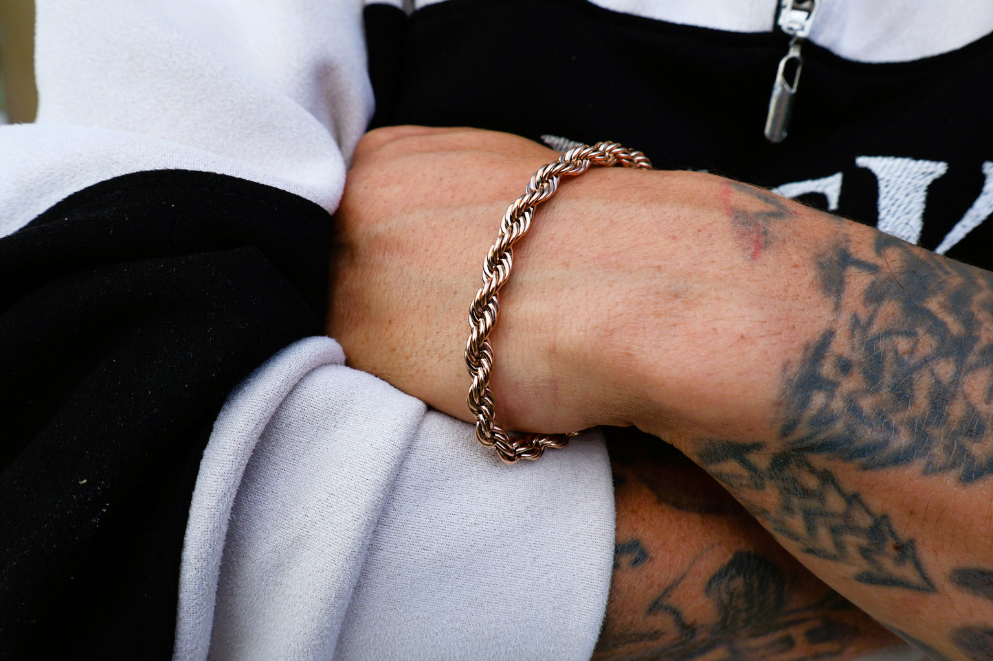 Pulsera Lazo Rosa Hombre