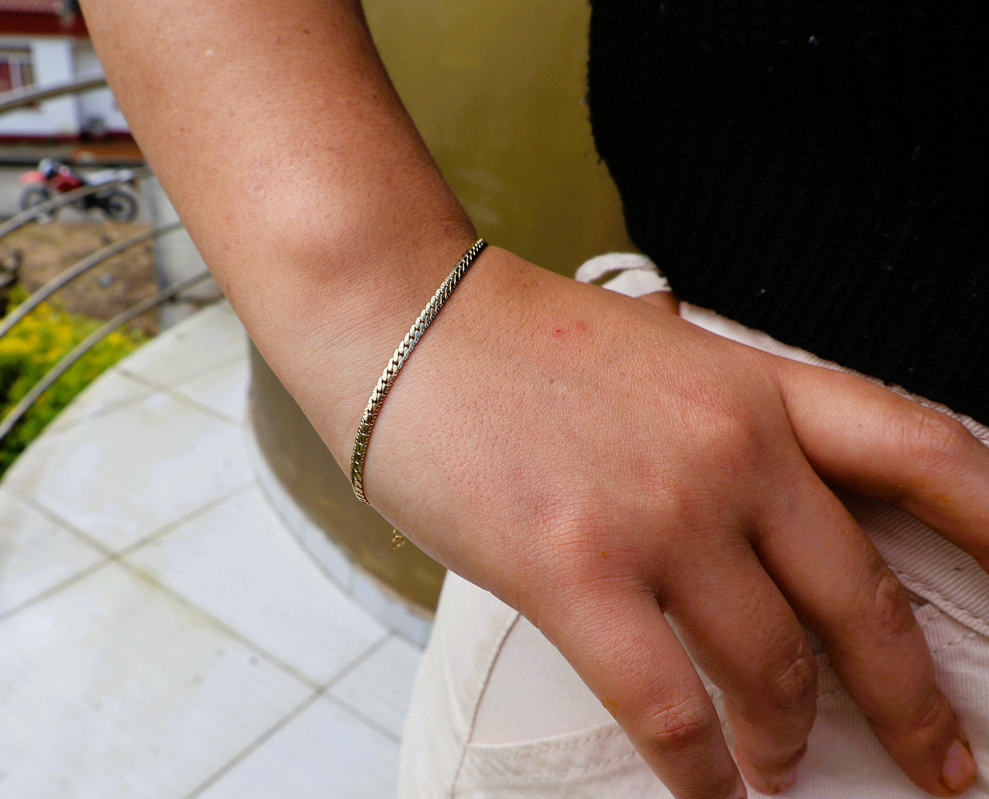 Pulsera Grabada Mujer
